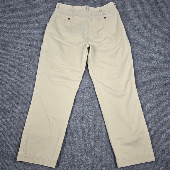 Polo Ralph Lauren Mens Classic Chino Pants Tan Khaki 100% Cotton 36x30 26283 - Picture 2 of 8
